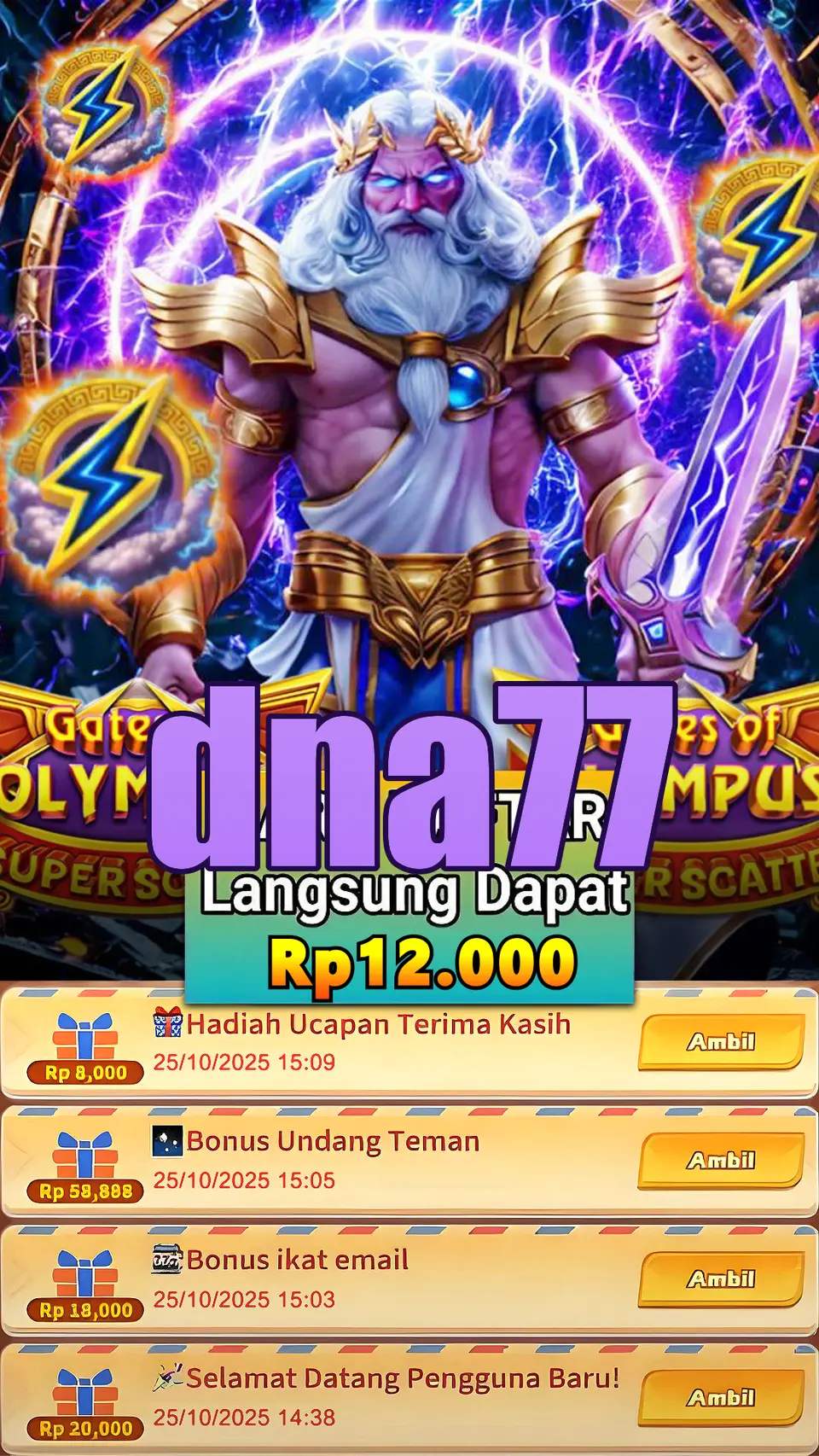 dna77 Masuk